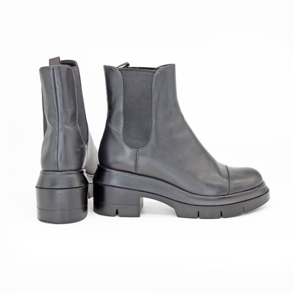 Stuart Weitzman Women's Norah Platform Block Heel Chelsea Boots: Size US 7 M - Picture 1 of 6